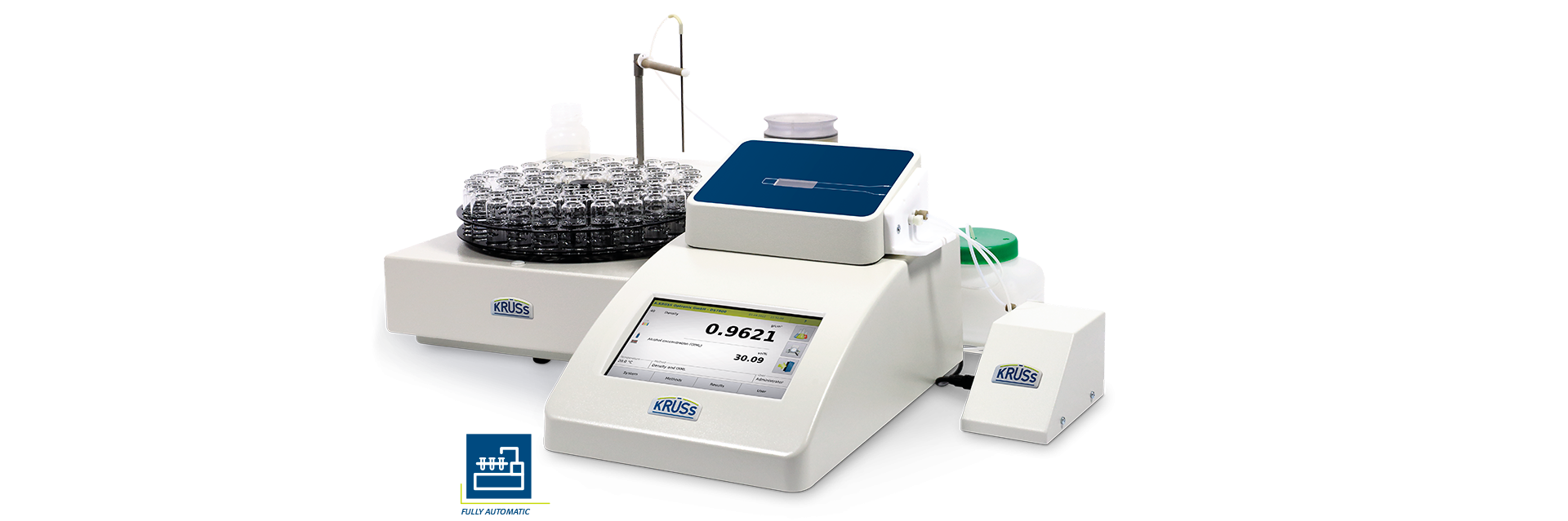 Density meter DS7800 with autosampler for fully automatic sample supply
